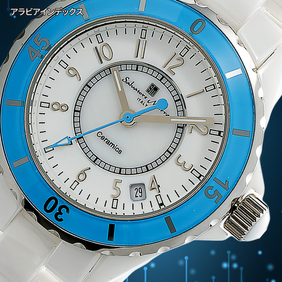 Salvatore Marra rv Y 3.9cm c3.9cm 1.18cm d136g 20cm    SM23103-WHBLA